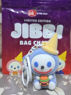 JIBBI Limited Edition Bag Charm — Blue, Yellow, White ' ICY #2